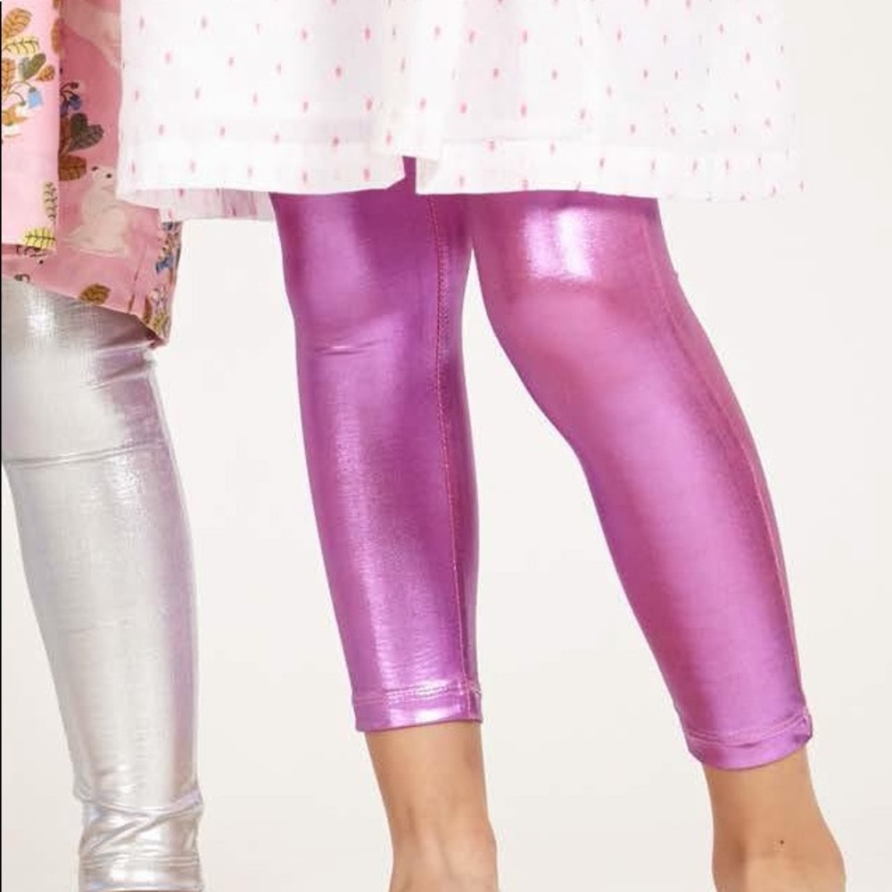 Pink Chicken Lame Legging - BNWT